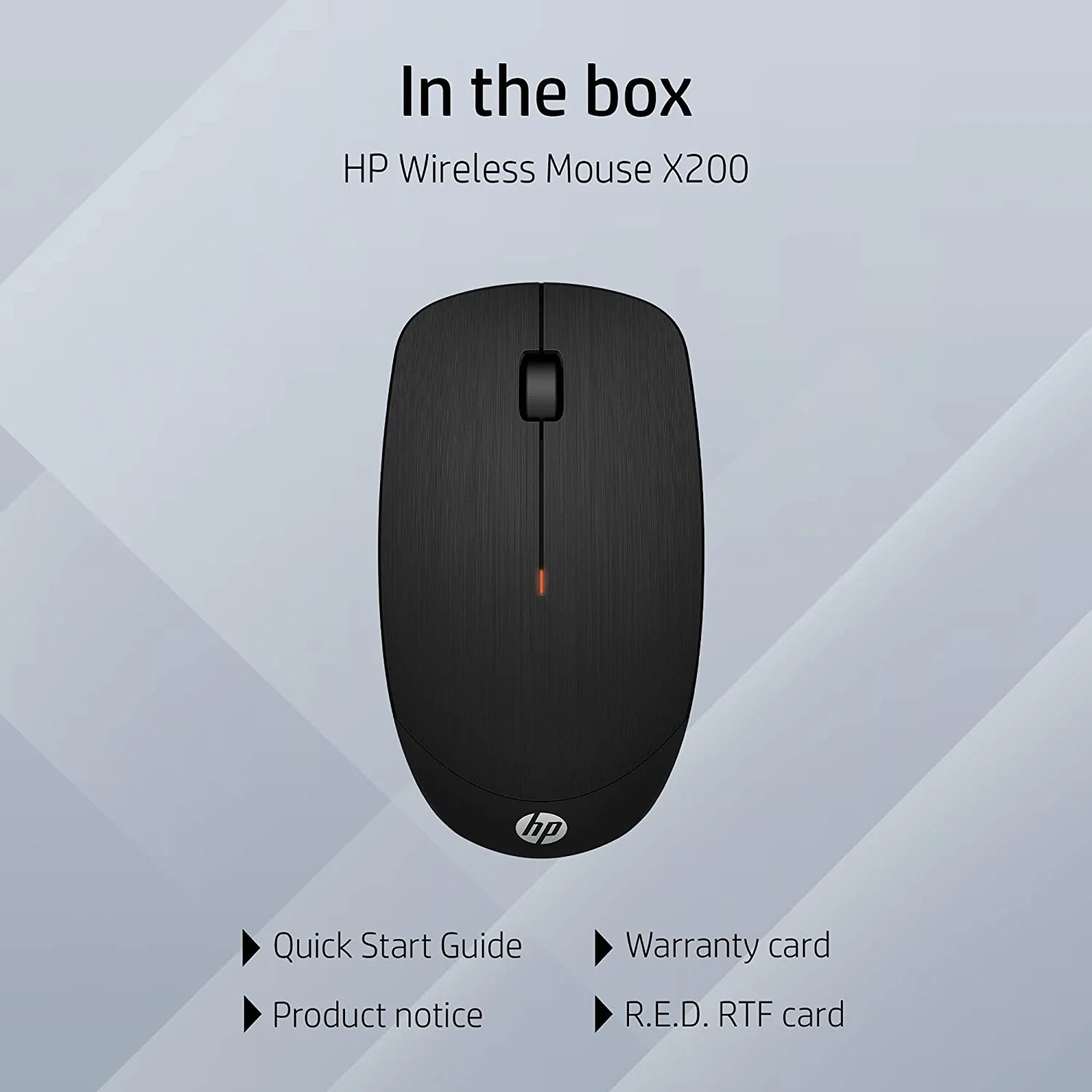 HP X200 Wireless Mouse with 2.4 GHz Wireless connectivity, Adjustable DPI up to 1600 - 6VY95AA - Image 5