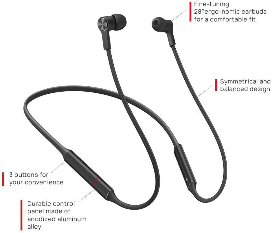 Huawei Freelace Wireless Earphone CM70-C, Long Battery life - Image 2