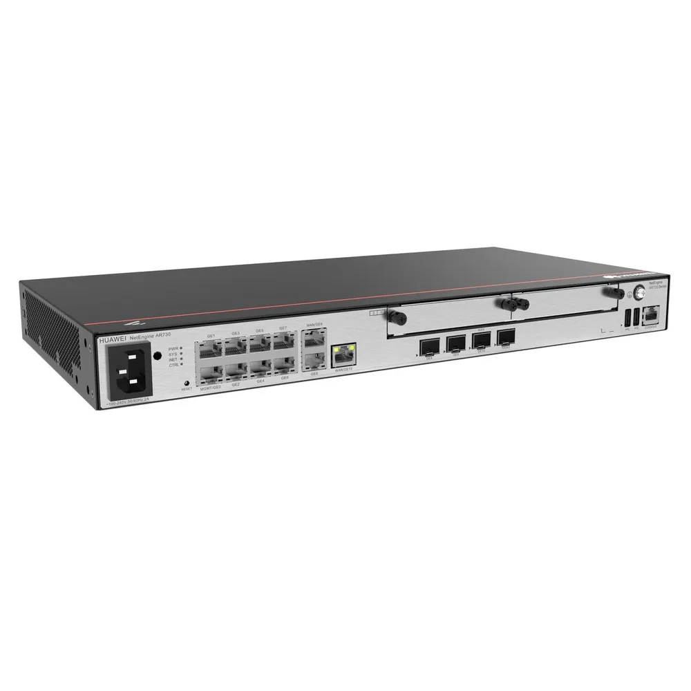 Huawei NetEngine AR730 Access Router - 2*GE Combo WAN, 1*10GE(SFP+) WAN, 8*GE LAN, 1*GE Combo LAN, 2*USB 2.0, 2*SIC - Image 2