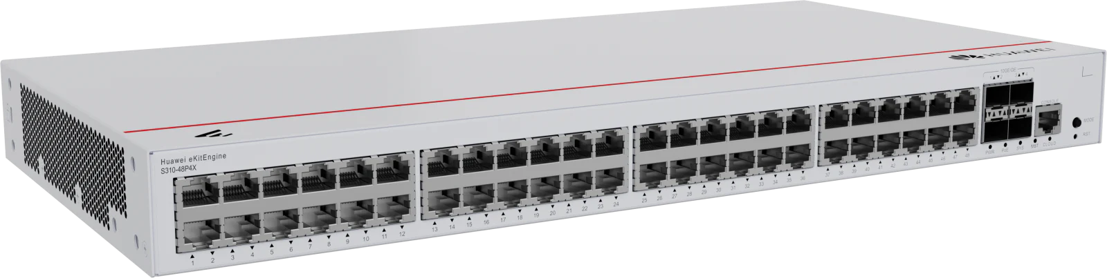 Huawei S310-48P4X 48-port Gigabit 380W PoE+ Switch 98012385 S310 – A high-performance networking solution that provides reliable power and fast connectivity for business networks, offices, and enterprise systems - Image 2