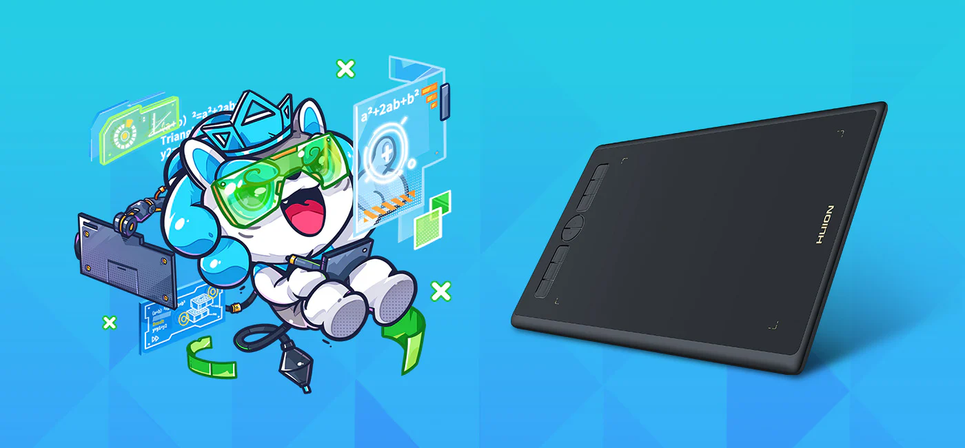 Huoin Inspiroy H580X - Graphics Drawing Tablet (8x5 inches) - Image 2