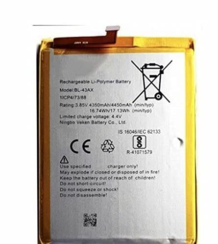 Infinix X603 Zero 5 Pro Smartphone Replacement Battery (BL-43AX)