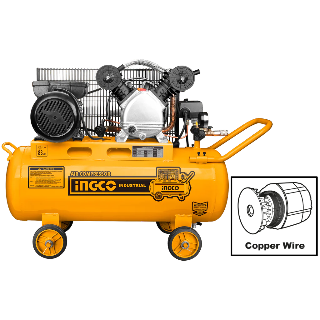 Ingco AC1301008-8 AIR Compressor 100lit