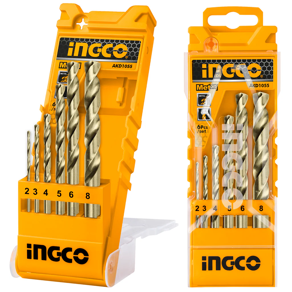 Ingco AKD1055 6 PcsMetal Drill Bits Set
