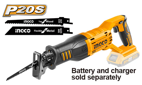 Ingco CRSLI1151 Lithium-Ion Reciprocating Saw 20V