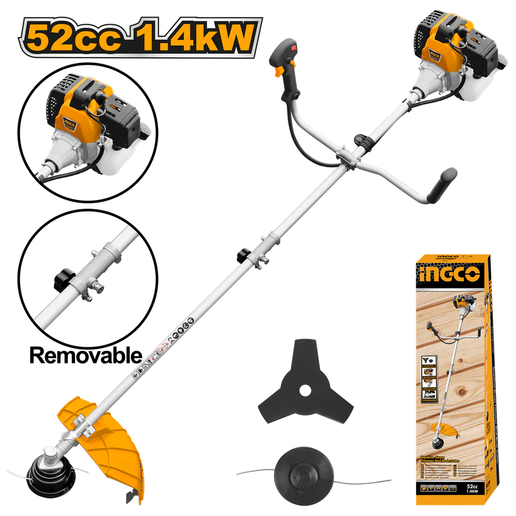 INGCO GBC5434421 Gasoline Grass Trimmer and Brush Cutter