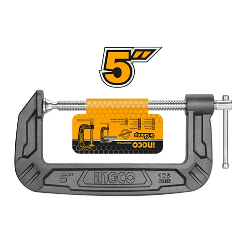 Ingco HGC0105 G clamp Size:5″/125mm - Image 3