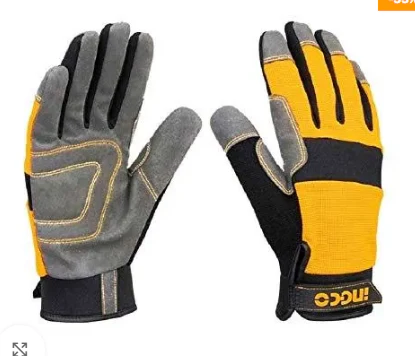 INGCO HGMG01.XL Mechanical Work Gloves – Heavy-Duty, Cut-Resistant, Anti-Slip Grip (XL Size) - Image 2