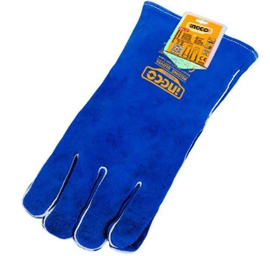 INGCO HGVW03 14-Inch Welding Gloves – Heat & Flame Resistant Leather Work Gloves for MIG, TIG & Arc Welding - Image 2
