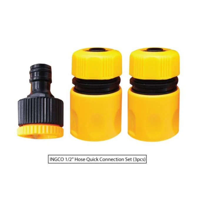 Ingco HHCS03122 Hose Pipe Quick Connector Set, 3pcs - Image 2