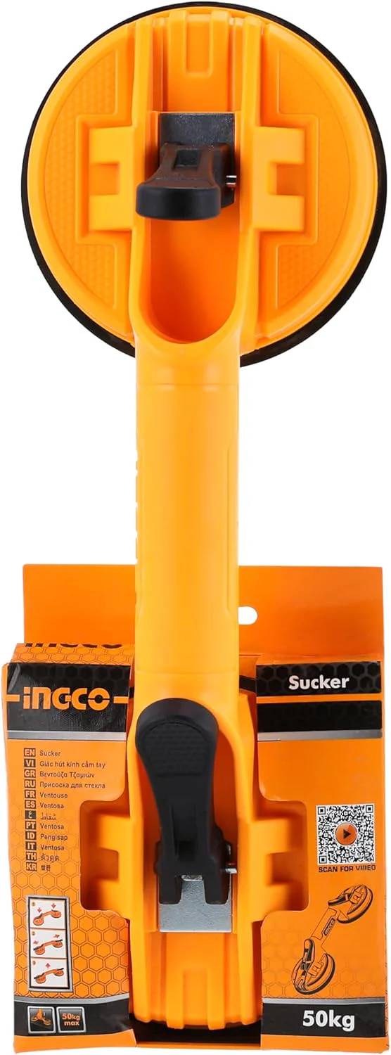 Ingco HSU025001 Double Glass Sucker - 50KG - Image 2