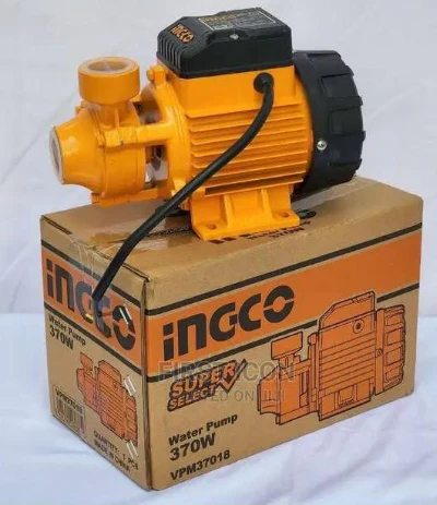 Ingco VPM37028 Surface Water Pump 370W (0.5HP) – 220V Electric Booster Pump for Home & Garden Use - Image 2