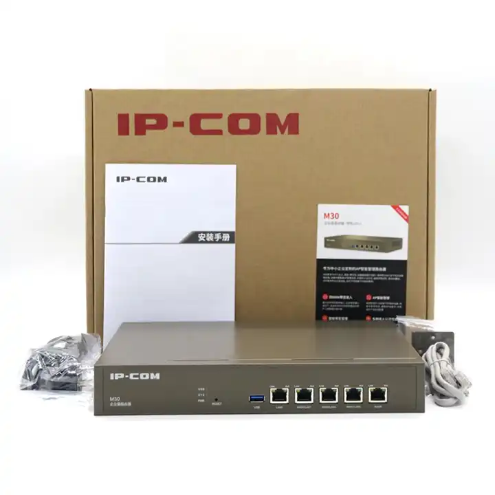 IP-COM M30 Enterprise Router 5 Ports 10/100/1000M RJ45 Port Poytep 100-Person Enterprise Reapter Support VPN, VLAN, QOS - Image 4