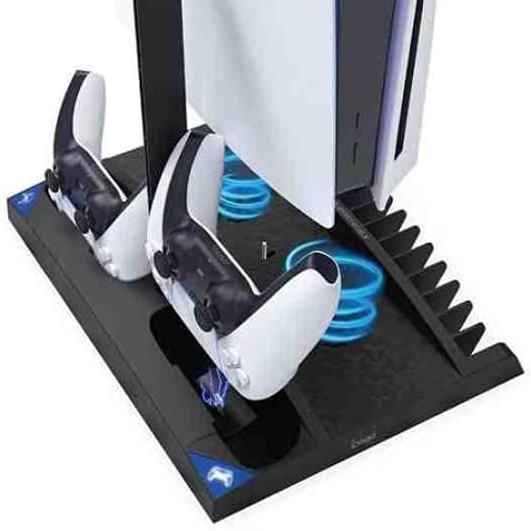 iPega 6 in 1 Vertical Stand Multifunctional Cooling Fan Charging Base For PS5 (PG-P5013) - Image 3