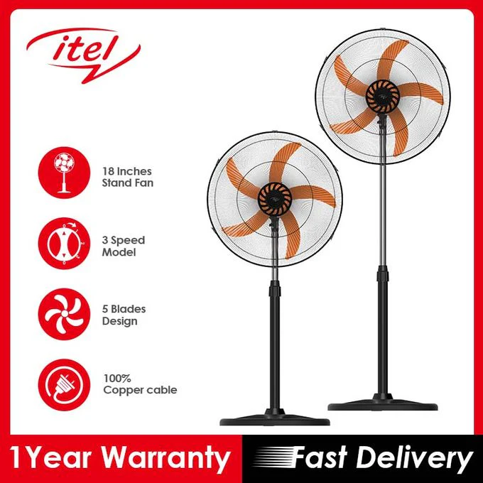 Itel 16 Inch 45W Standing Fan - IRSF16E1 - Image 4