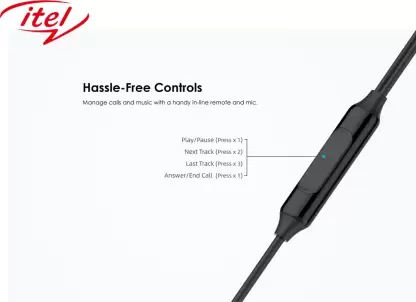 Itel IEP-21 1.2M Wired In-Ear Earphone - Image 4
