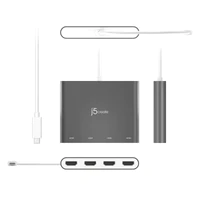 J5 Create JCA366 USB-C TO 4-Port HDMI Multi-Monitor Adapter - Image 3