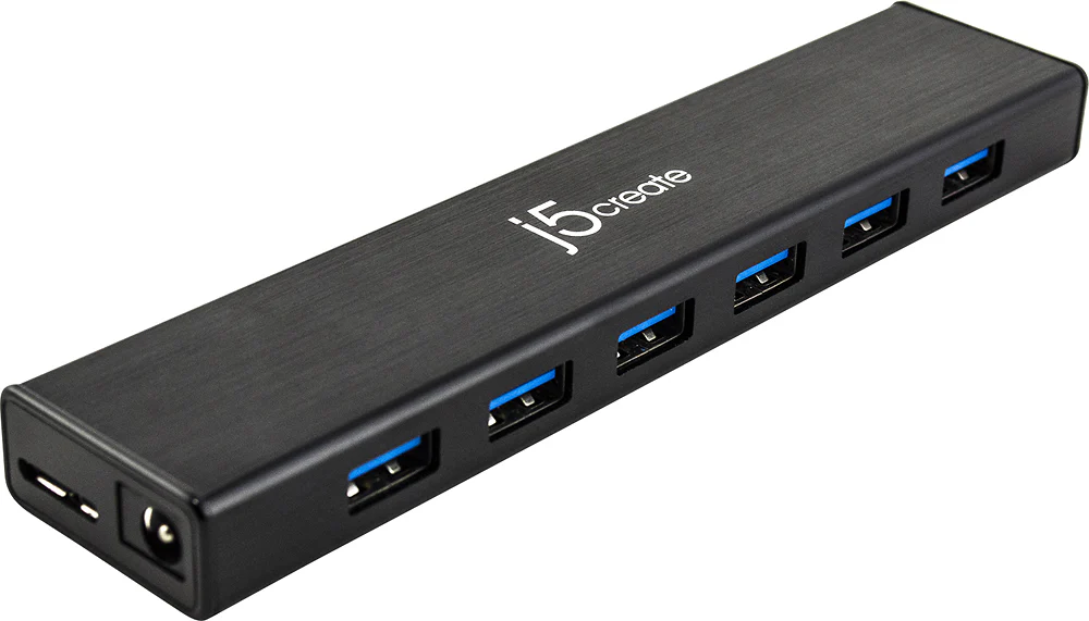 j5create 7-Port USB 3.1 Gen 1 Hub (JUH377) - Image 3