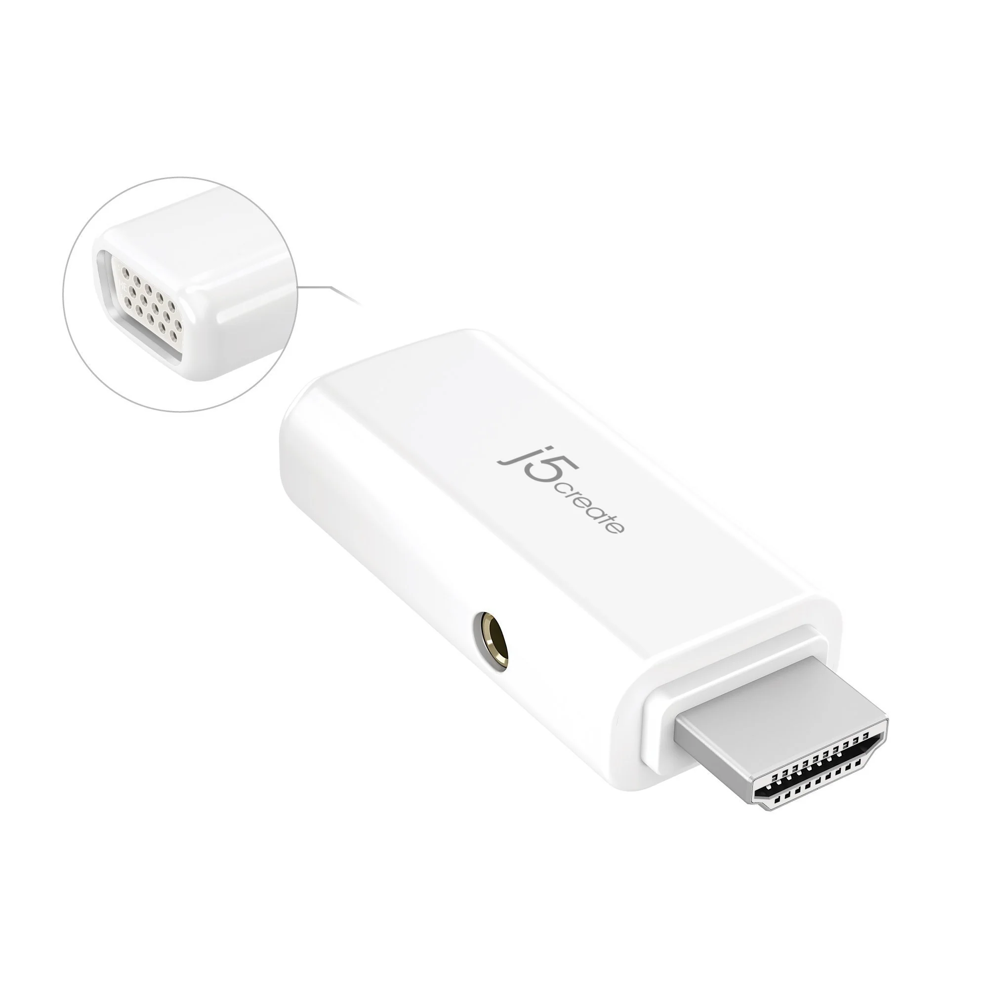 j5create VGA to HDMI Video Audio Adapter (JDA203)