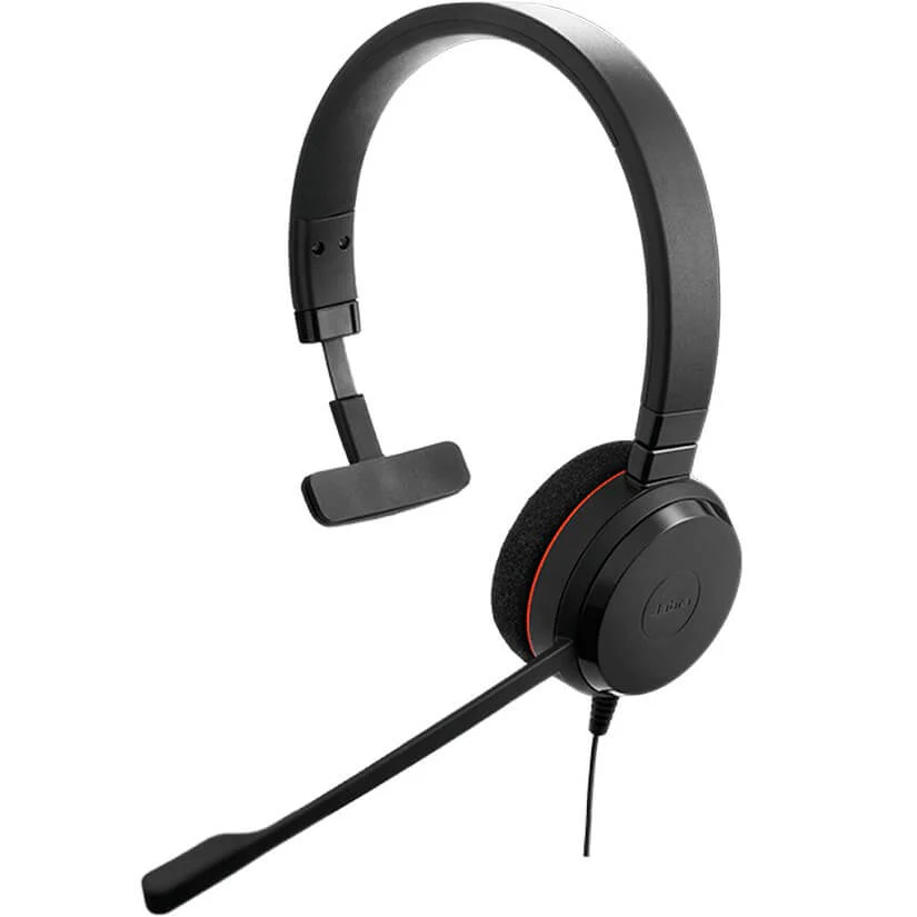Jabra EVOLVE 20 MS Mono Wired Headset/Music Headphones - 4993-823-109