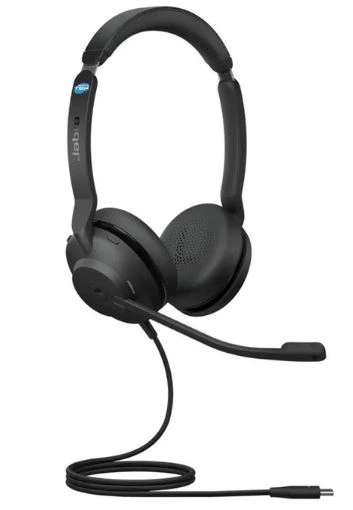 Jabra Evolve2 30 SE UC Stereo Headset 23189-989-879 – USB-C Wired, Noise Cancelling Mic, Professional Office Headphones