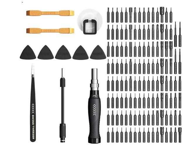 JAKEMY JM-8183 145-in-1 Precision Screwdriver Set – Magnetic Repair Tool Kit for Phones, Laptops, Electronics & Gadgets - Image 2