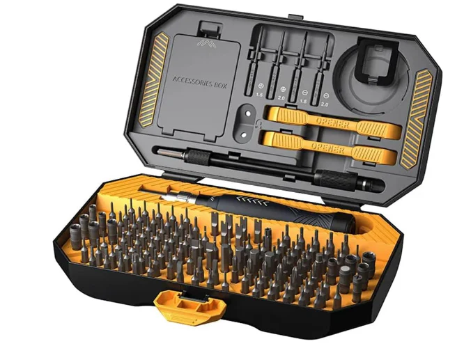 JAKEMY JM-8183 145-in-1 Precision Screwdriver Set – Magnetic Repair Tool Kit for Phones, Laptops, Electronics & Gadgets - Image 3