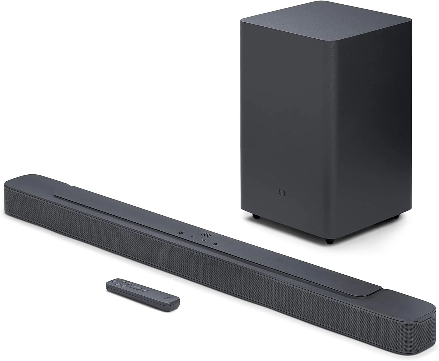 JBL 2.1CH BAR 2.1 Deep Bass (MK2) Soundbar 300W - Soundbar with 6.5” Down-Firing Wireless Subwoofer, 2.1 Channel, Built-in Dolby Digital, Bluetooth, HDMI & Optical Connectivity