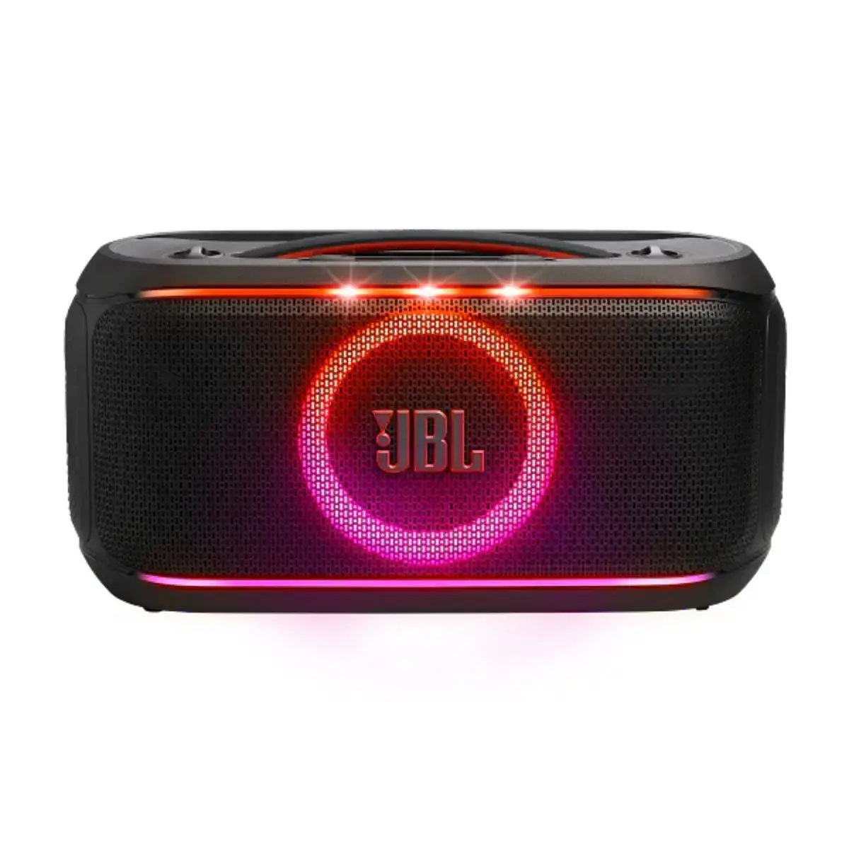JBL PartyBox On-The-Go2 Portable Party Speaker with Mic – Professional Heavy Duty Wireless Audio System for Karaoke, Outdoor, DJ, and Event Applications