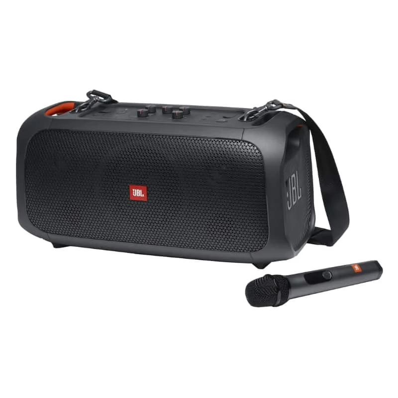 JBL PARTY ON THE GO 1 MIC- A portable party speaker system that delivers powerful sound and includes a microphone for entertainment, karaoke, and events anytime, anywhere - Image 3