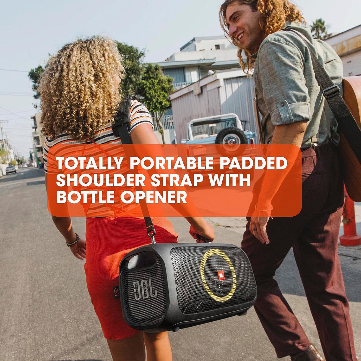 JBL PartyBox On-The-Go Portable Bluetooth Speakers - 100 Watt, Powerful Speaker with Dynamic Light Show - Image 6