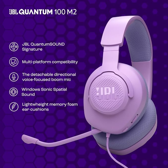 JBL Quantum 100 M2 Headphones - Image 2