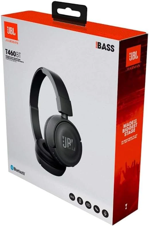 JBL Tune T460BT Extra Bass Wireless On-Ear Headphones with 11 Hours Playtime & Mic - Image 4