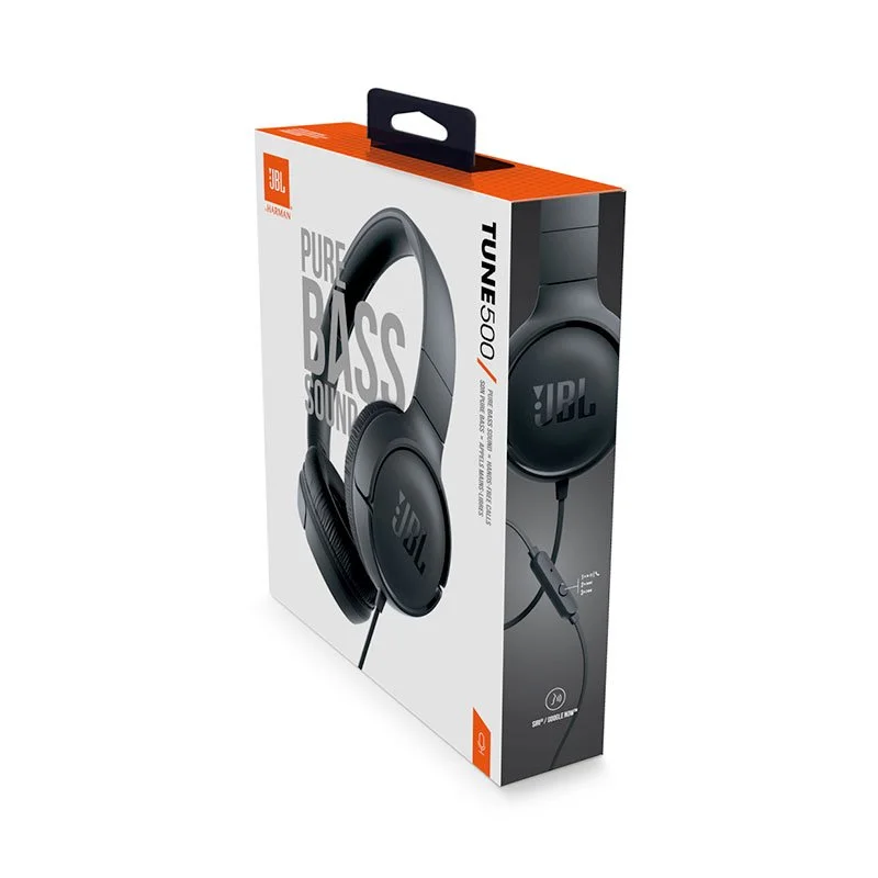 JBL Tune 500BT Wired On-Ear Headphones - Image 2