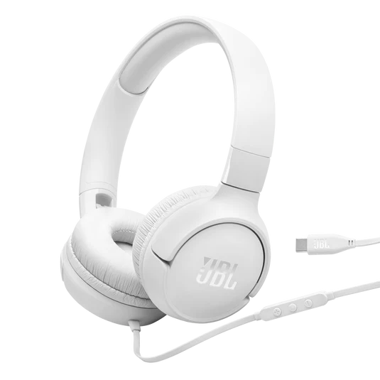 JBL TUNE 520C USB-C Wired Headphones – Professional Heavy Duty Digital Audio Headset for Office, Mobile, Travel, and Industrial Use