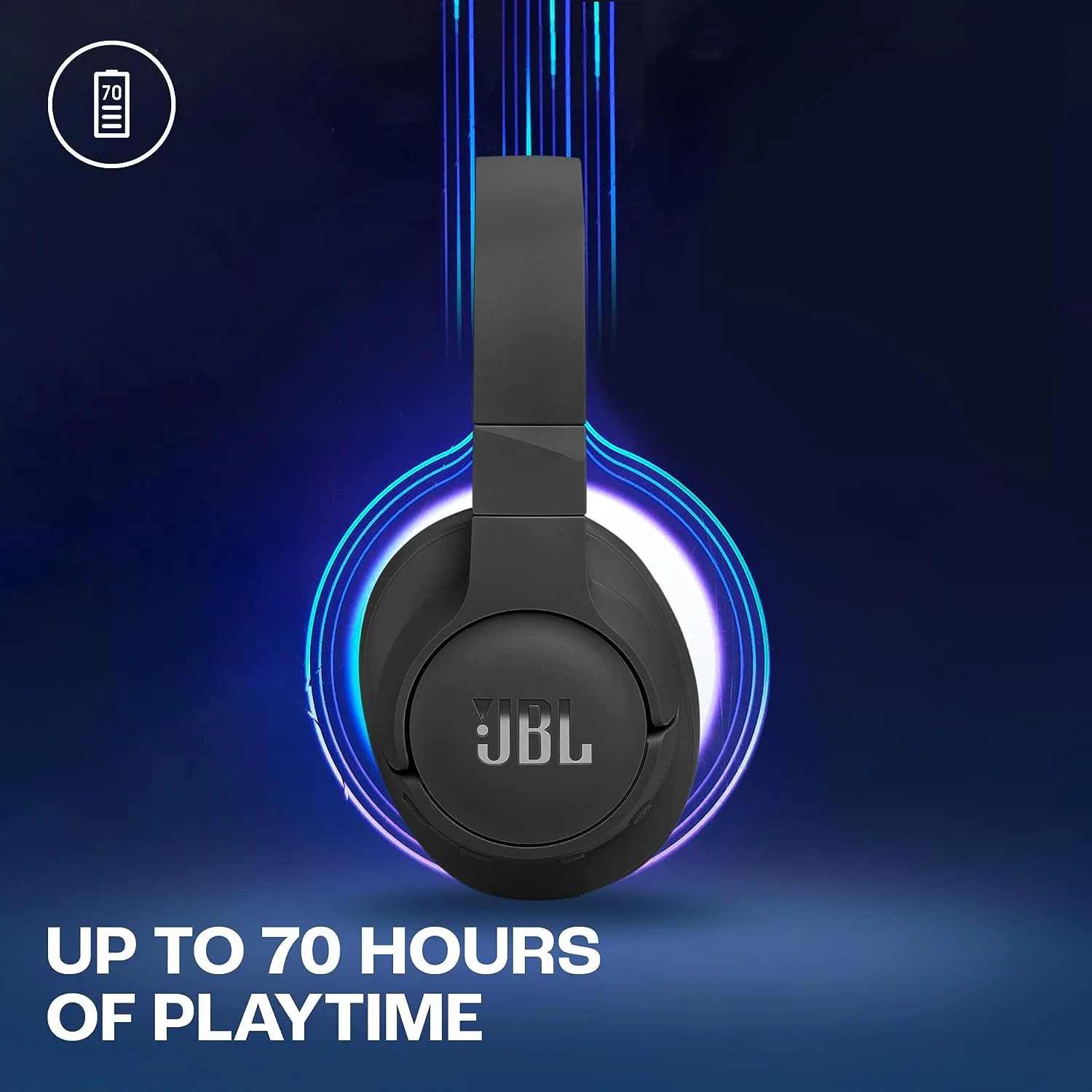 JBL Tune 770NC Adaptive Noise Cancelling Wireless Over-Ear Headphones - Image 4