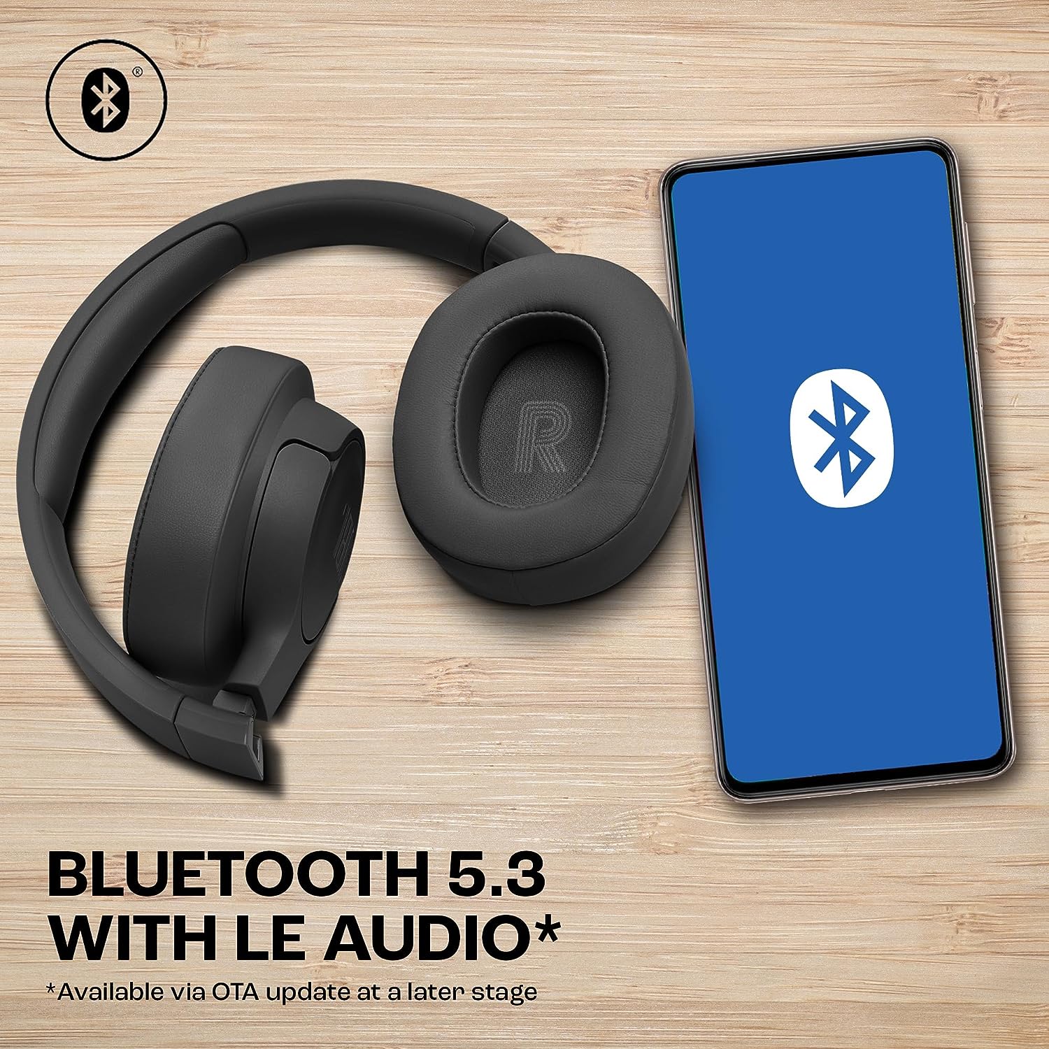 JBL Tune 770NC Adaptive Noise Cancelling Wireless Over-Ear Headphones - Image 6