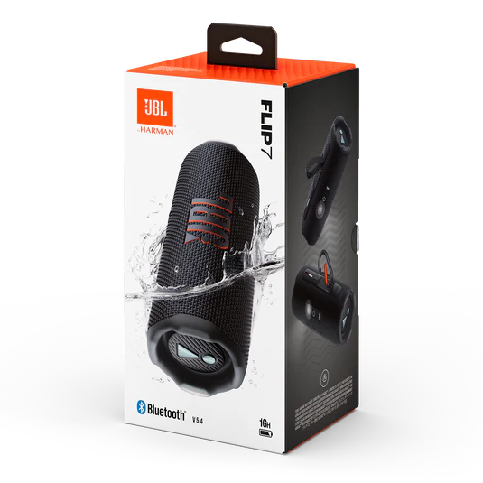 JBL Flip 7 Portable Bluetooth Speaker- Delivers powerful, clear sound in a compact design, making it perfect for portable music enjoyment anywhere - Image 7