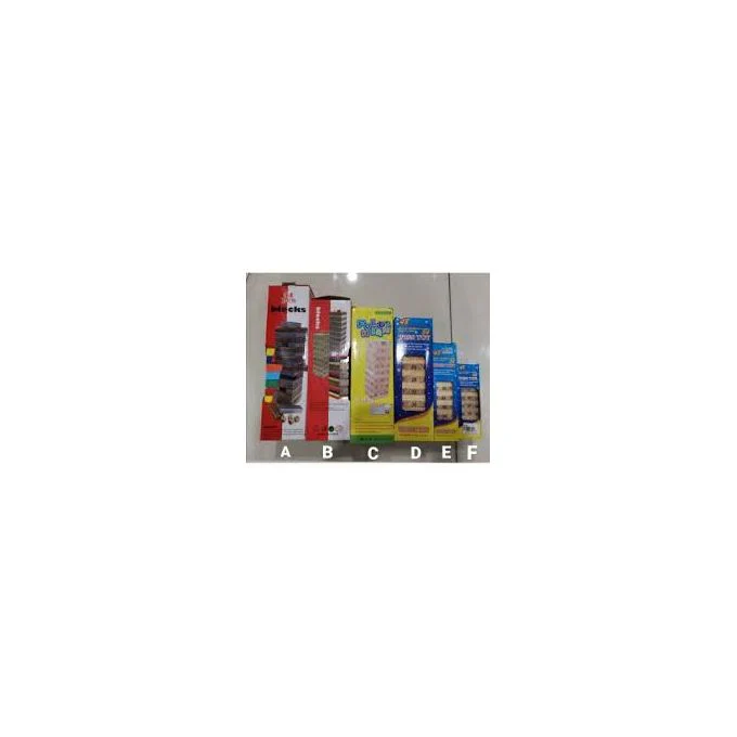 Jenga Game Wooden Blocks 48/54pcs - Image 2