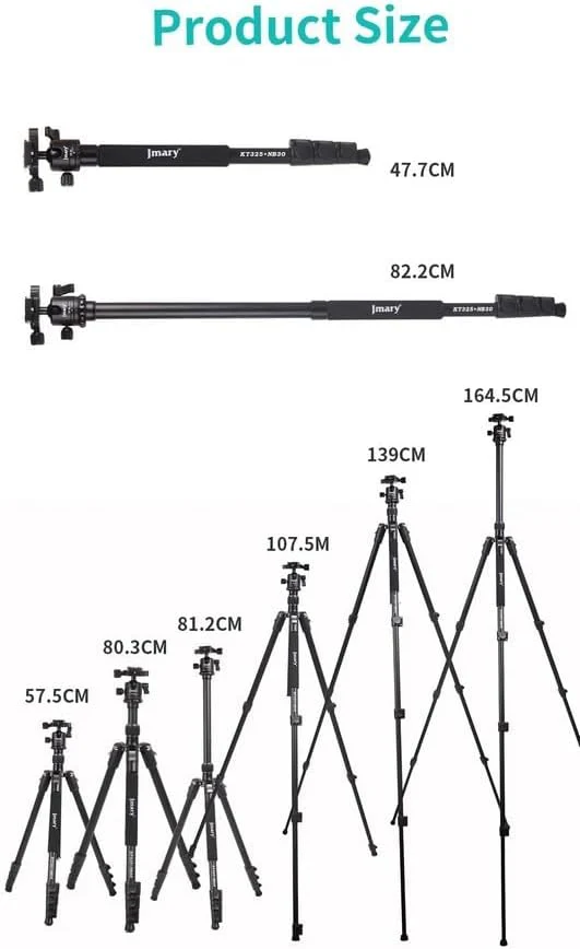 Jmary KT325-NB30 Professional Tripod - Image 7