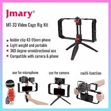 Jmary MT-33 Video Cage Rig Tripod Kit Handle - 360 degree omnidirectional use, Camera and smart phones can be used - Image 4