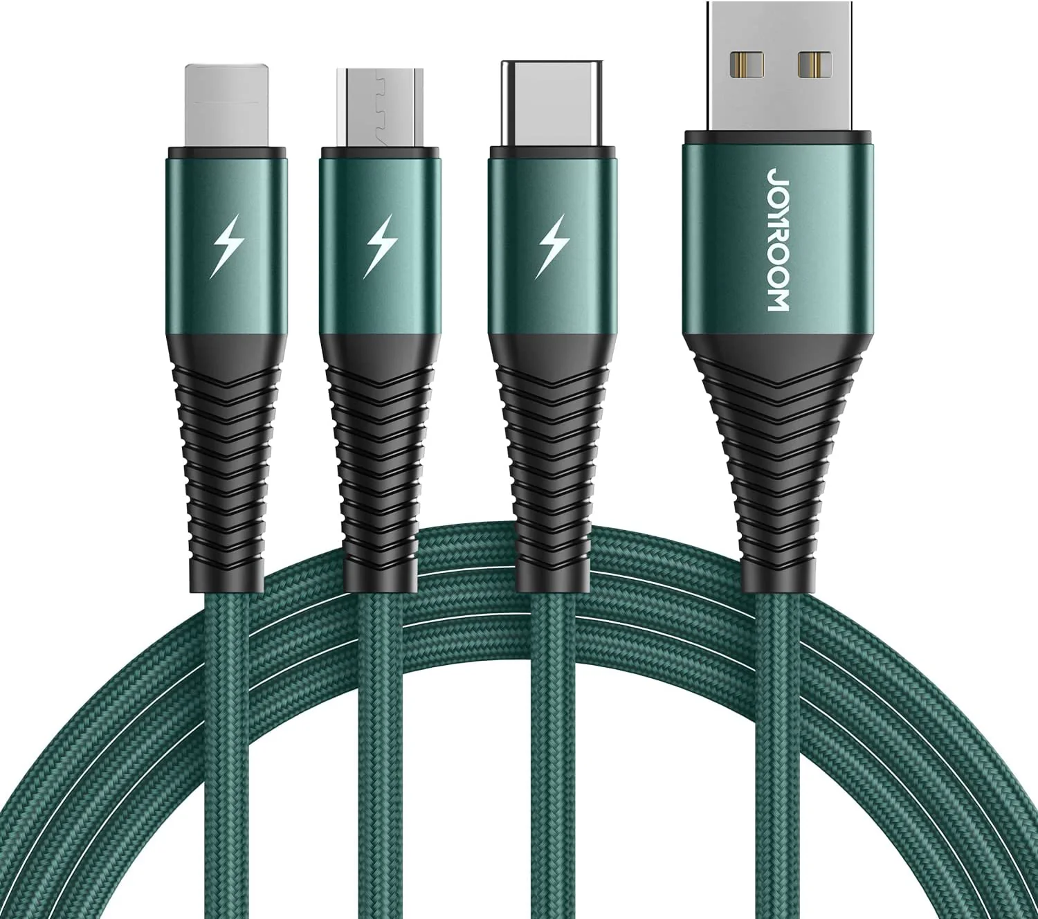 Joyroom 3 in 1 (Lightning + Type-C + Micro USB) Fast Charging and Data Cable 1.2M - S-1230G4