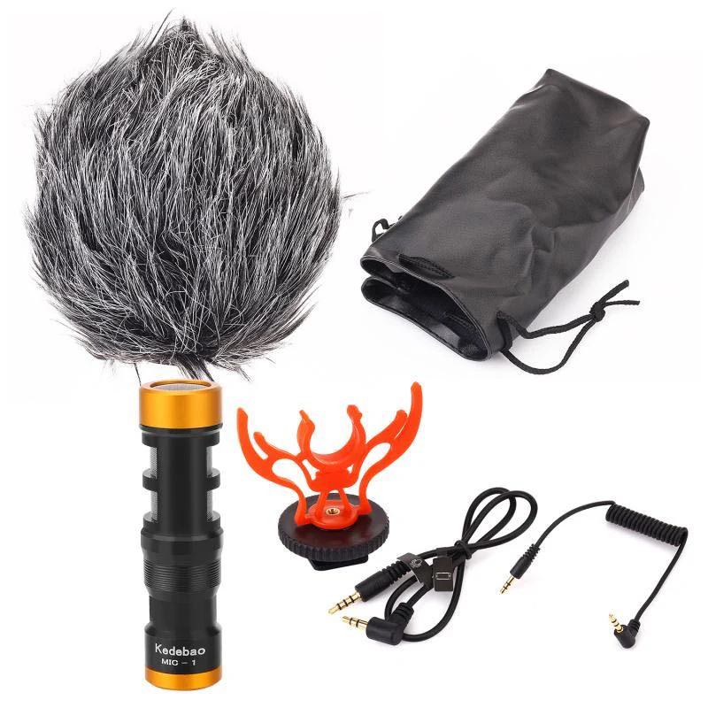 Kedebao Mic-1 Universal Cardioid Microphone Mini Shotgun for Camera & Smartphone - Image 2