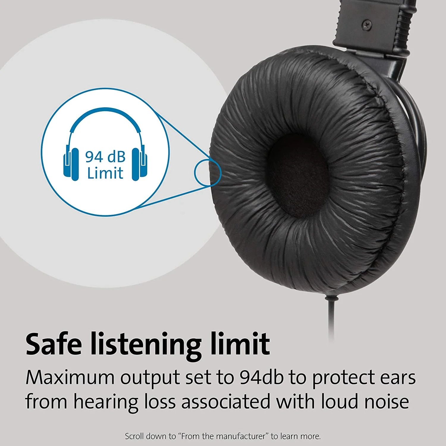 Kensington USB Hi-Fi Headphones with Microphone (K97601WW) - Image 2