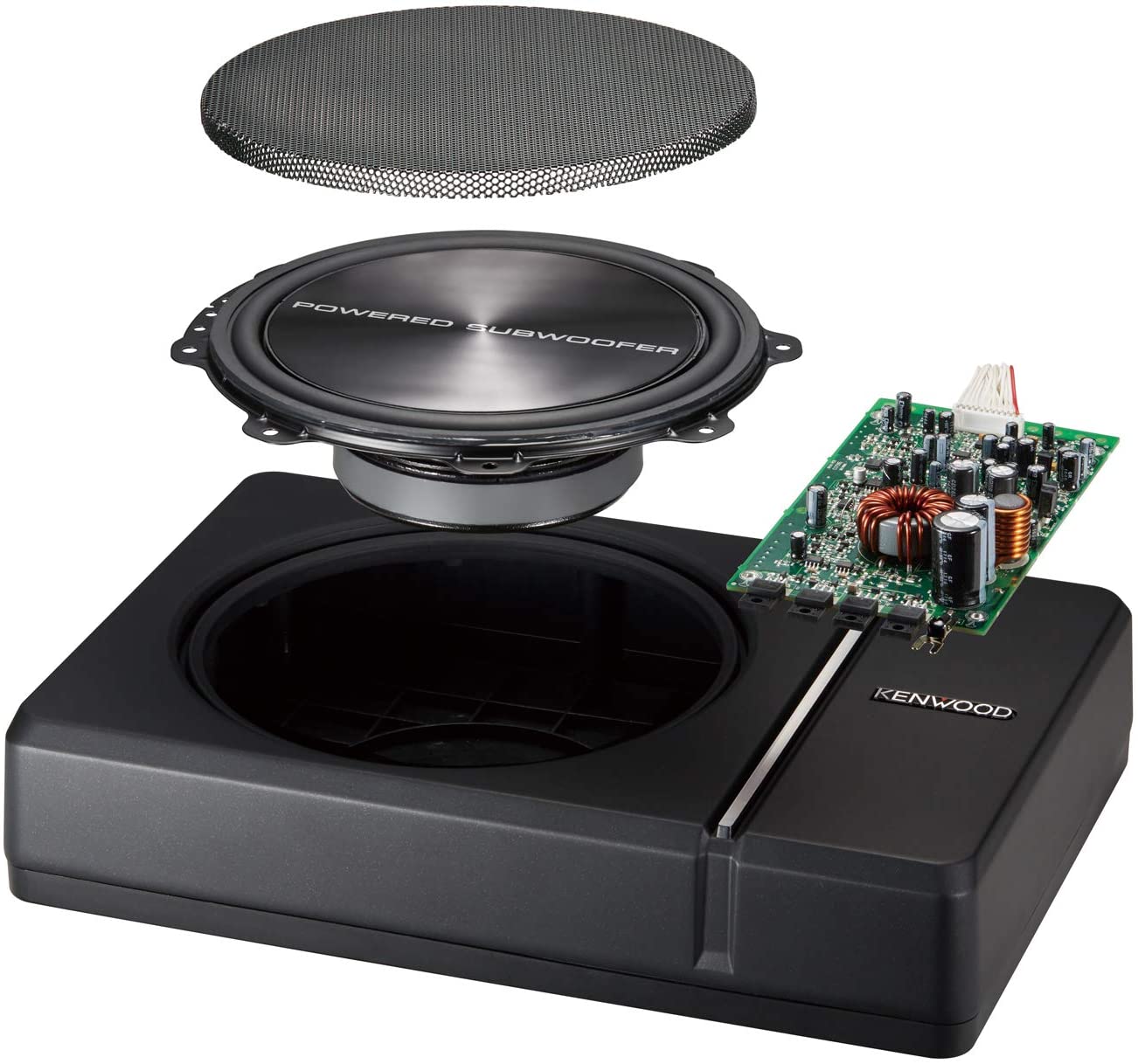Kenwood KSC-PSW8 250W 8 Inch Compact Powered SubWoofer Speaker - Image 4
