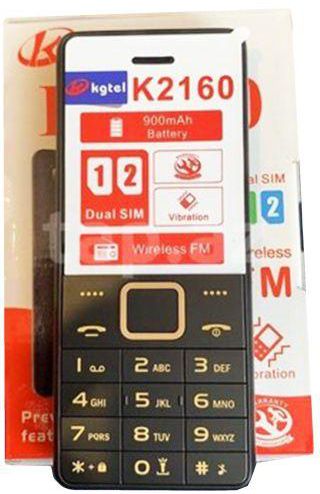 Kgtel K2160 Mobile Dual SIM card Key Features 1.8’’ display Dual SIM Battery type Removable 900 mAh2battery Charging Micro USB Torchlight wireless Fm support 1 Year Warrant - Image 2