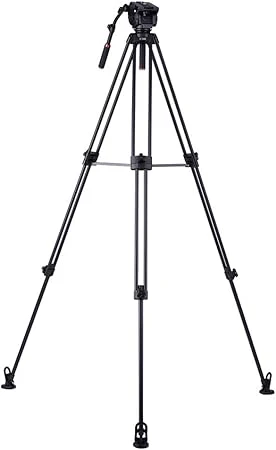 Kingjoy VT-3500 Professional Heavy Duty Video Tripod with VT-3530 Fluid Head - Image 2