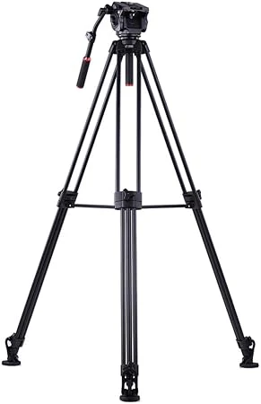 Kingjoy VT-3500 Professional Heavy Duty Video Tripod with VT-3530 Fluid Head - Image 3