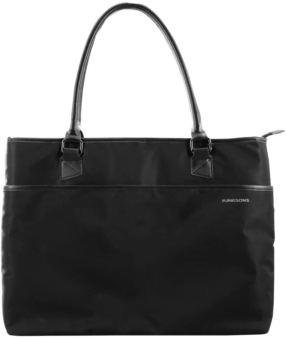 Kingsons KS3152-BK Ladies Shoulder Laptop Bag - 15.6", Black - Image 3