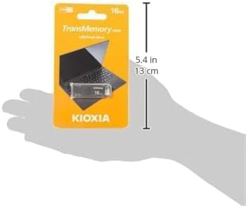Kioxia 16GB TransMemory U366 USB 3.2 Flash Disk Metallic - LU366S016GG4 - Image 3